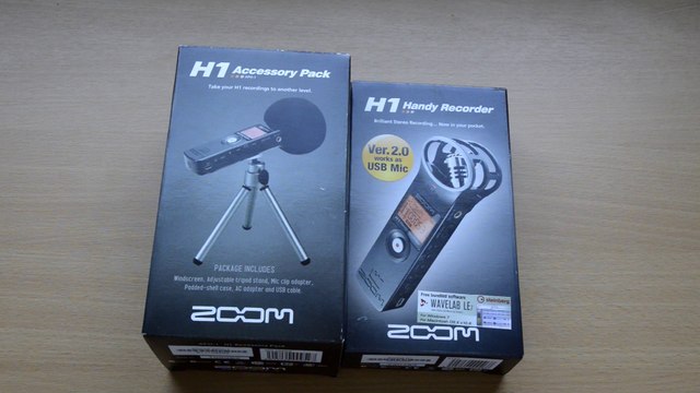 Unboxing: Zoom H1 w/ Accessory Pack