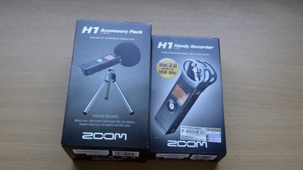 Unboxing: Zoom H1 w/ Accessory Pack