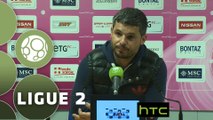 Conférence de presse Evian TG FC - Havre AC (1-1) : Romain REVELLI (EVIAN) - Bob BRADLEY (HAC) - 2015/2016