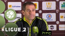Conférence de presse FC Metz - Red Star  FC (2-0) : Philippe  HINSCHBERGER (FCM) - Rui ALMEIDA (RED) - 2015/2016