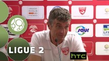Conférence de presse Nîmes Olympique - RC Lens (4-2) : Bernard BLAQUART (NIMES) - Antoine  KOMBOUARE (RCL) - 2015/2016