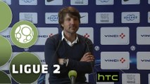Conférence de presse Paris FC - US Créteil-Lusitanos (2-2) : Jean-Luc VASSEUR (PFC) - Laurent ROUSSEY (USCL) - 2015/2016