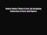 PDF Hunter Davies' Book of Lists: An Intriguing Collection of Facts and Figures  EBook