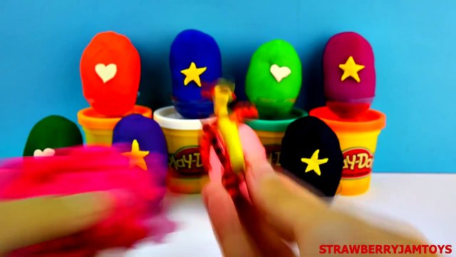Toys Story - Peppa Pig Play Doh Shopkins LPS Spongebob Cars 2 TMNT Dora Tigger - Surprise Eggs