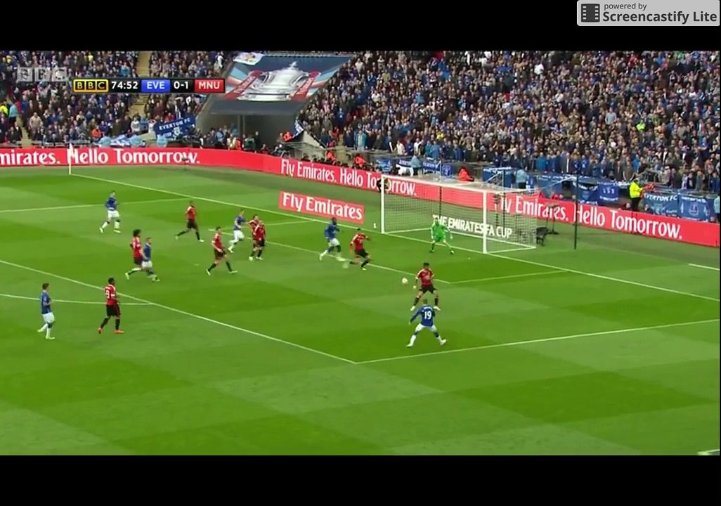 1-1 Chris Smalling Own Goal vs Everton   Everton vs Manchester United   FA Cup Semi-Final 2016