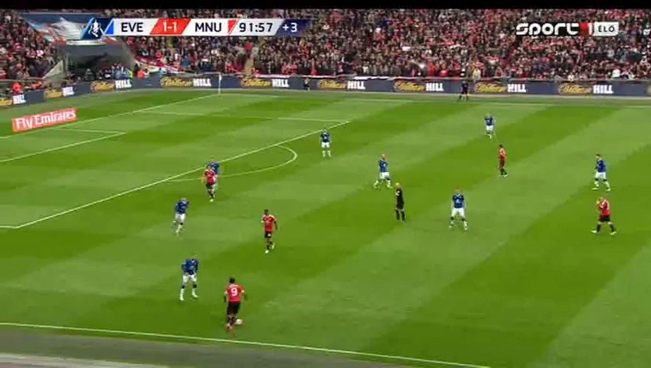Anthony Martial Goal HD - Everton 1-2 Manchester United - 23-04-2016 FA Cup