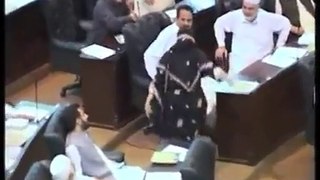 Fight between Murdered PTI's Suran Singh and PPP's Nighat Orakzai in KPK Assembly