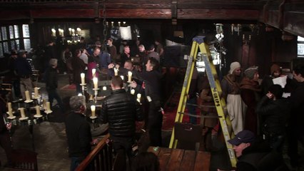 Robert Kazinsky   Check out my exclusive behind-the-scenes tour of The Lions Pride Inn set from Warcraft
