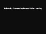 [Read Book] An Enquiry Concerning Human Understanding  EBook