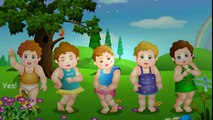 Chubby Cheeks Rhyme with Lyrics and Actions - English Nursery Rhymes Cartoon Animation Song Video