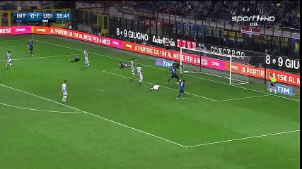 Stevan Jovetic Goal HD - Inter 1-1 Udinese - 23-04-2016
