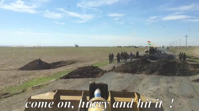 Des Peshmergas font exploser une voiture kamikaze de Daech