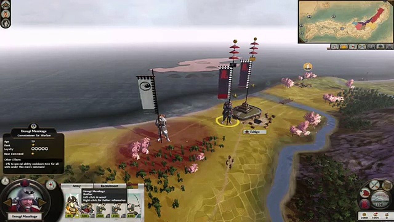 Total War Shogun 2: Uesugi Clan Campaign - Part 1