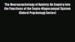 [Read book] The Neuropsychology of Anxiety: An Enquiry into the Functions of the Septo-Hippocampal