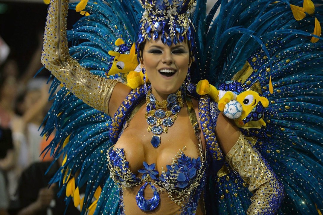 CONTEST ENTRY RIO SAMBA DANCER WITH CARNIVAL COSTUMES  ANDREA MARTINS