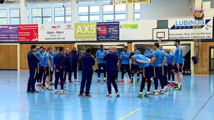 FCB Handbol: Entrenament a Kiel