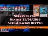 Noticias actualizacion Banlist Personalizar Cubiertas