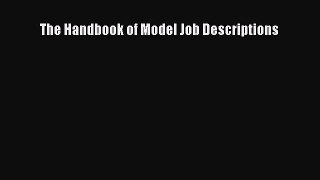 Download The Handbook of Model Job Descriptions PDF Online