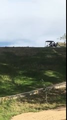 Voiturette de golf vs Descente