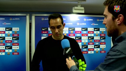 Claudio Bravo: “Happy for what we have done today”