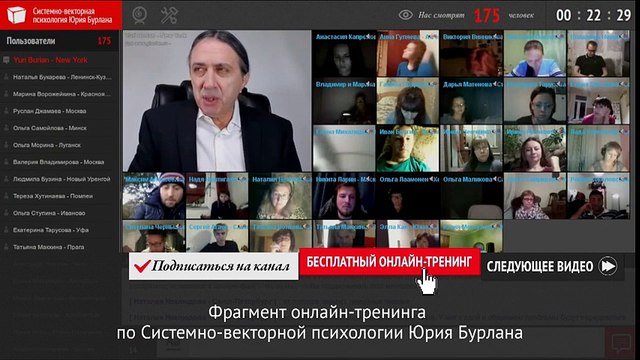 Выбор окружения - выбор судьбы. Системно-векторная психология Юрия Бурлана