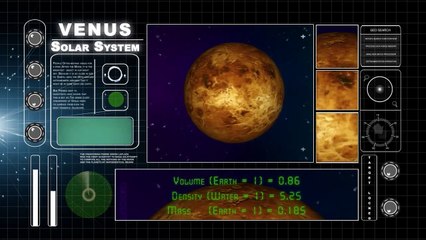 Venus - Solar System & Universe Planets Facts - Animation Educational Videos For Kids