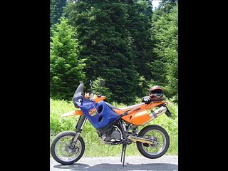 Honda Varadero, KTM 640, Yamaha TDM 900 on the road