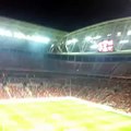 Galatasaray - Gaziantepspor maçında Her yer Taksim her yer direniş sloganı