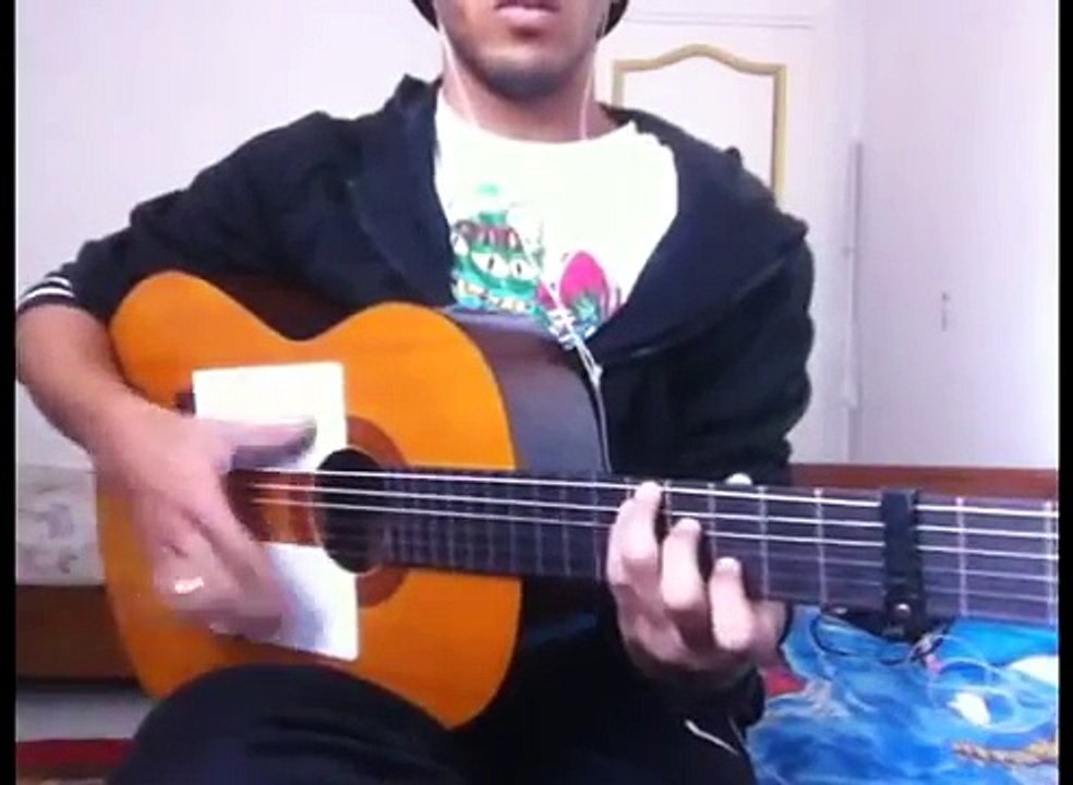 Cheb Khaled --- Rouhi Wahran ( Guitar Tutorial )
