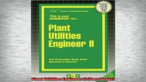 DOWNLOAD FREE Ebooks  Plant Utilities Engineer II Passbooks Full Ebook Online Free