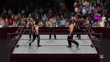 WWE 2K16 bane v sting v booker t v kevin nash
