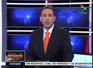 Delcy Rodríguez entrega ayuda humanitaria en Ecuador