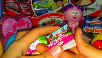 20 Surprise Eggs Unboxing Маша и Медведь, Surprise eggs My Little Pony Сме�