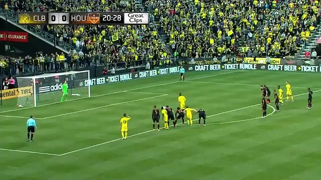 Kei Kamara Goal HD - Columbus Crew 1-0 Houston Dynamo - 23/04/2016 MLS