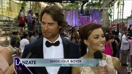 Angelique y Sebastian Premios TVyNovelas 2016 (Lanzate Show)
