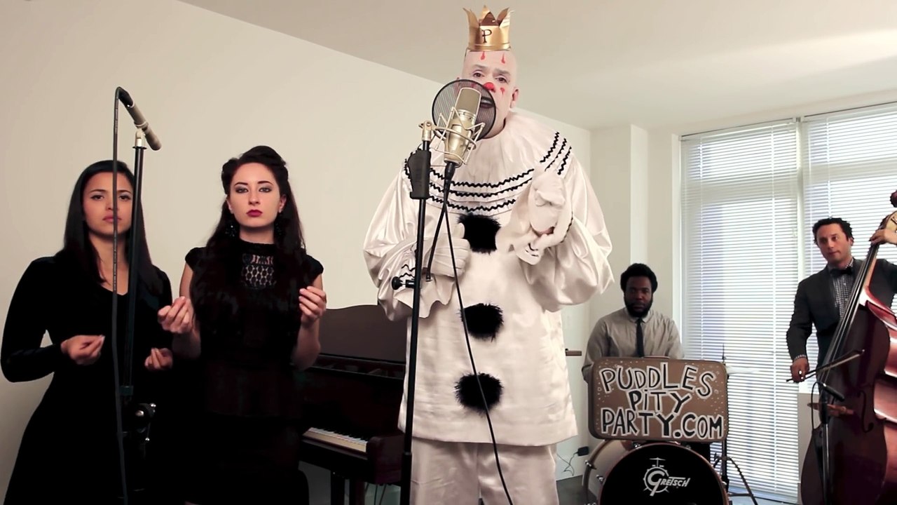 Royals - ( Sad Clown With The Golden Voice ) - Postmodern Jukebox Lorde Cover ft. Puddles Pity Party