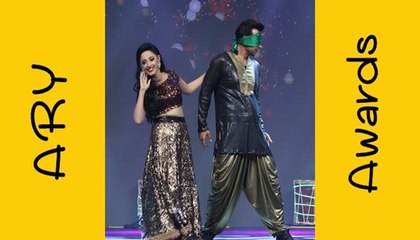 Faisal Qureshi & Sanam Chaudhary performing on Layan Layan ARY Awards