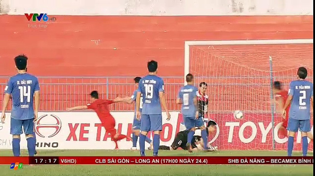 HẢI PHÒNG 2-1 THAN QUẢNG NINH (V-League) Highlights 23/04/2016
