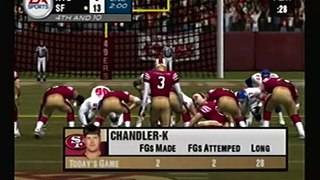 Madden NFL 2004 - New York Giants at San Francisco 49ers