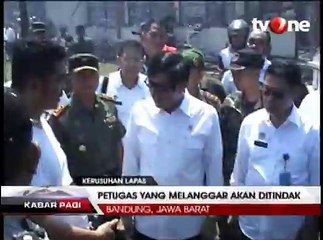 Menkumham Inspeksi Langsung Kondisi Lapas Banceuy Bandung