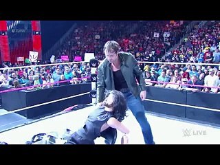 Dean Ambrose punishes "Seth Rollins"- Raw_ Oct. 20_ 2014