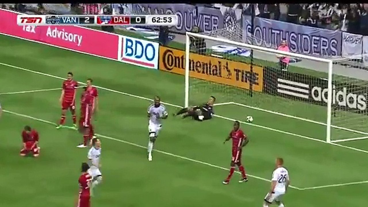 Jordan Harvey Goal HD - Vancouver Whitecaps FC 2-0 FC Dallas  - 23/04/2016 MLS