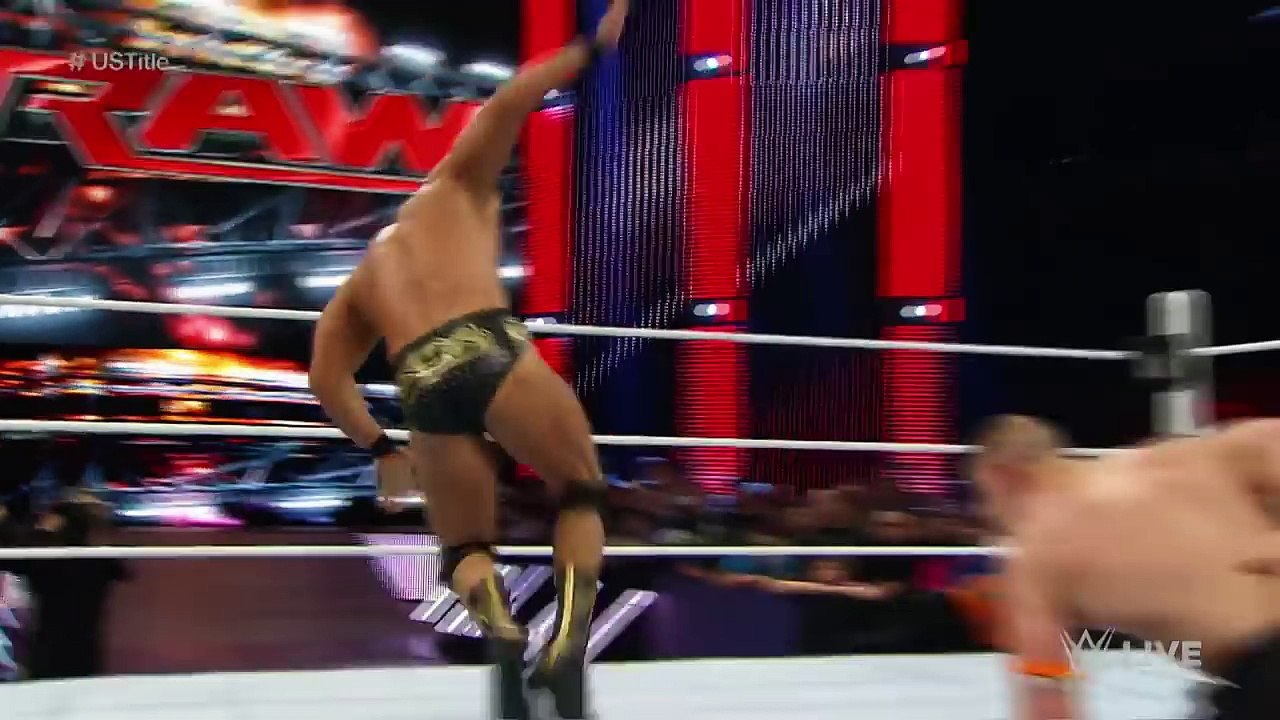 John Cena vs. Alberto Del Rio - United States Championship Match  Raw, December 28, 2015