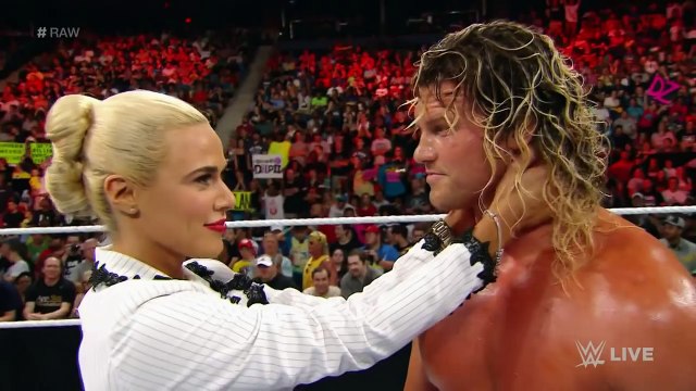 Lana kisses Dolph Ziggler Raw, May 18, 2015