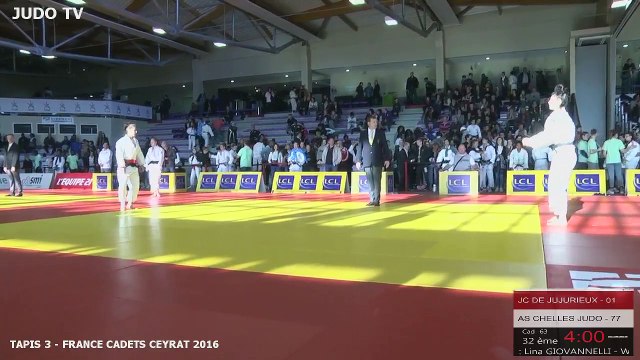 TAPIS 3 - FRANCE CADETS CEYRAT, 2016 - LIVE 4 (75)