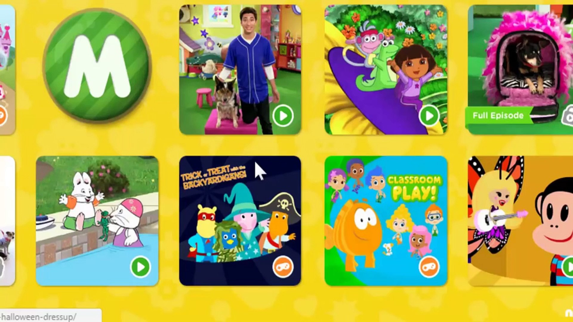 Nick jr games to play