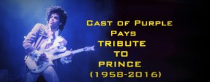 Prince Death with A Tribute to Prince from the cast of The Color Purple  - THE COLOR PURPLE on Broadway 2016