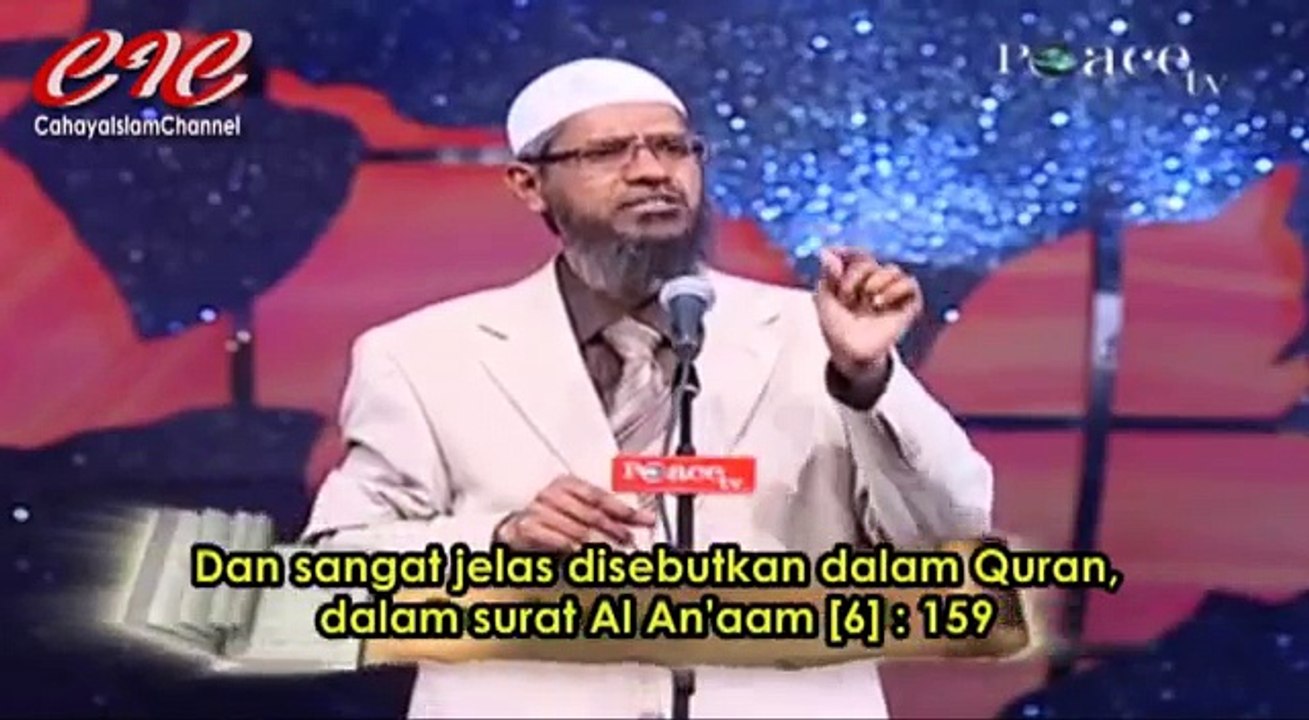Batal Masuk Islam Karena Beranggapan Di Islam Ada Golongan - Dr Zakir Naik Sub Indo