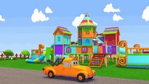 Police car and Tom the Tow Truck Cars & Trucks construction cartoon for children