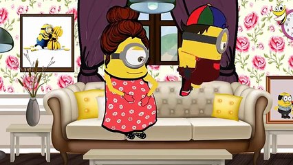 Minions Pregnant Mom Giving Birth Minions Funny cartoon (HD)